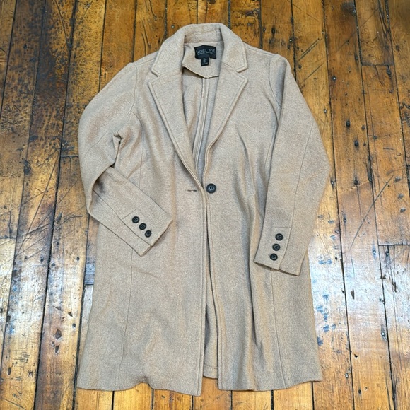 Rachel Zoe wool blend long coat, size large - Picture 10 of 11